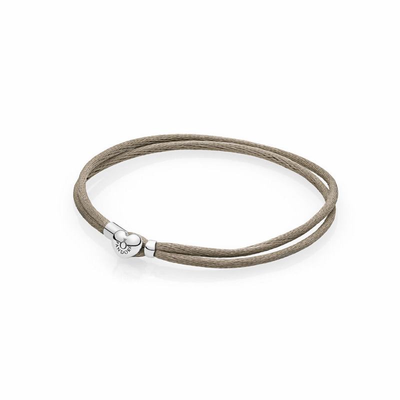 Pandora Fabric Cord Bracelet Silver Egypt EK6732054